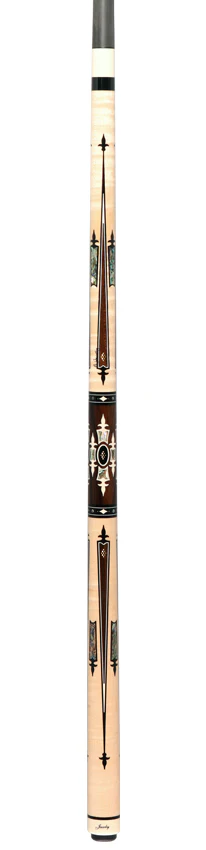 Jacoby Heritage Collection Maple with Ziricote Points and Abalone Inlays Pool Cue - Image 6