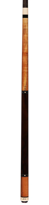 Jacoby Heritage Collection Spalted Maple Forearm with Ziricote No Wrap Pool Cue - Image 4