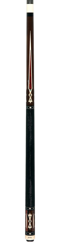 Jacoby Heritage Collection Ziricote with Cocobolo Points and Abalone Inlays Pool Cue - Image 6