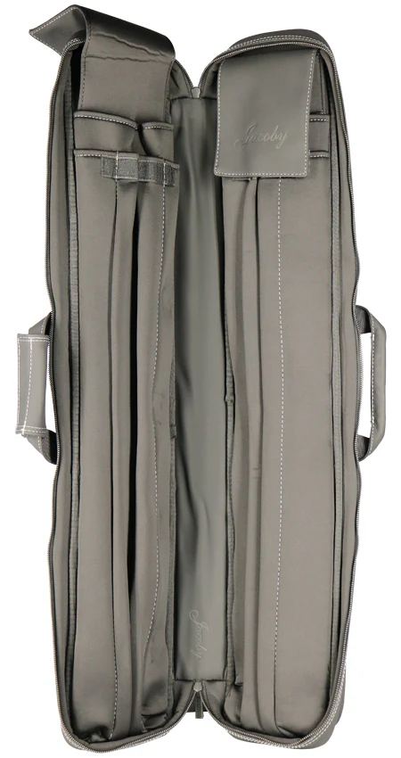 Jacoby Silver Fox Butterfly Green 4x8 Soft Pool Cue Case - JCSFB4X8GRNV1 - Image 3
