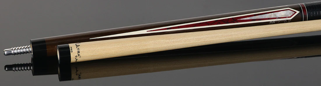 Jacoby Zircote with Bloody Jasper and Mother of Pearl Custom Pool Cue with 12.75mm Ultra Pro Shaft - Image 4