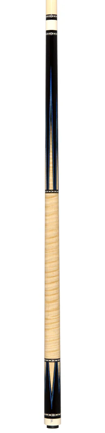 Jim Pierce Custom Cues - 12 Point With Ebony and Curly Maple - (2) Maple Shafts - Image 6