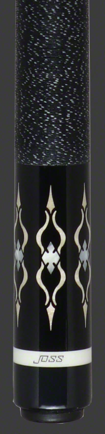 Joss Brown-Stained Curly Maple with Maple Inlays Pool Cue - JC20-154 - Image 2