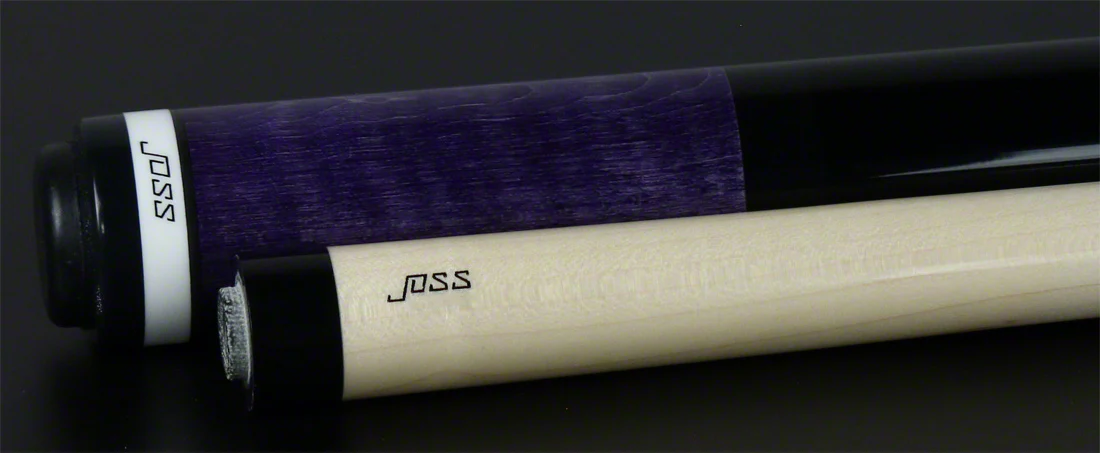 Joss Purple Stained No Wrap Pool Cue - JCPUR - Image 3