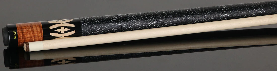 Joss Nutmeg-Stained Curly Maple with Maple Inlays Pool Cue - Image 3