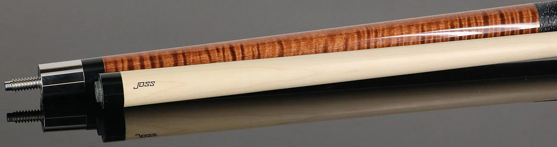 Joss Nutmeg-Stained Curly Maple with Maple Inlays Pool Cue - Image 4