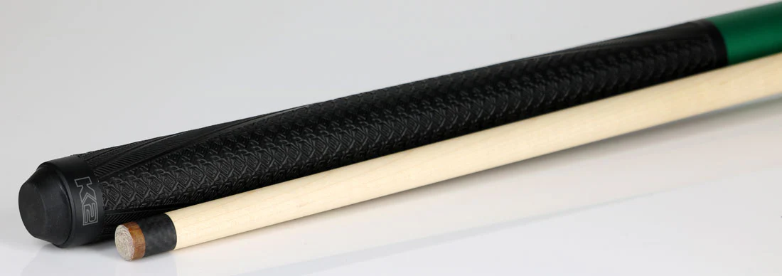 K2 Black and Green 5 in 1 Break/Jump Pool Cue - KLJBGN - Image 2