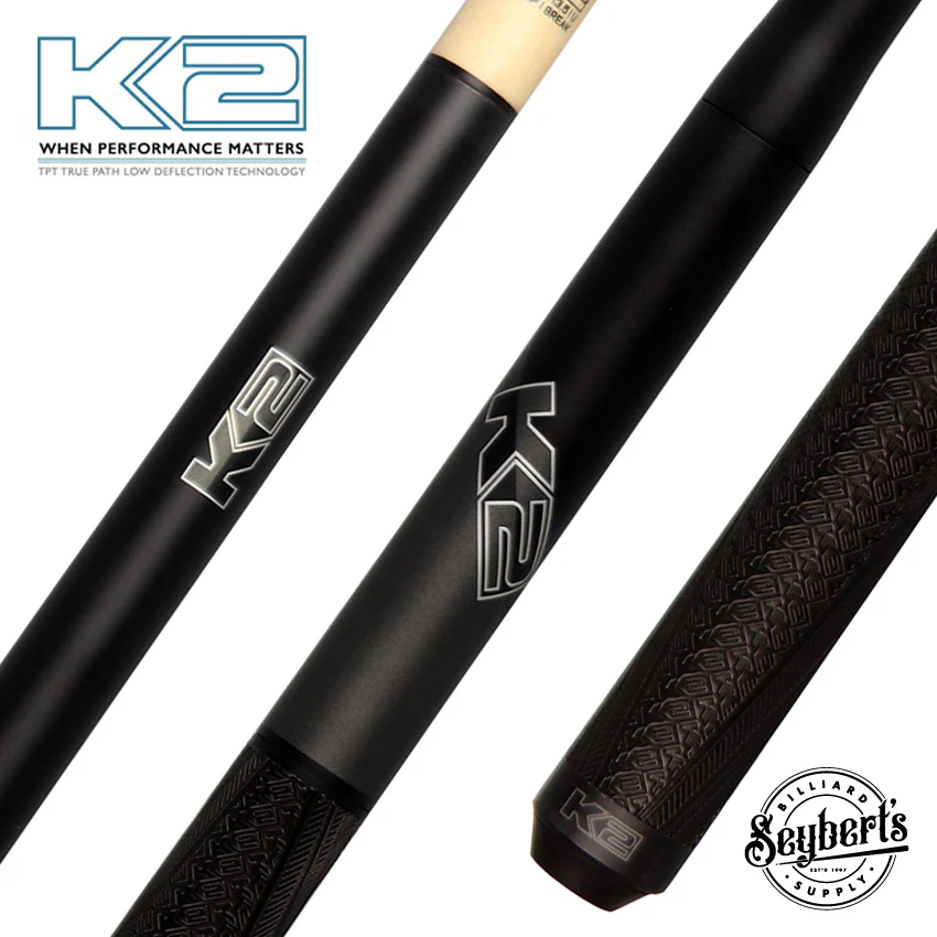 K2 Black and Gunmetal 5 in 1 Break/Jump Pool Cue - KLJBGM