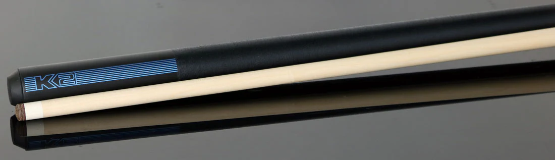 K2 Black/Blue Sport Pool Cue with 12.50mm LD Shaft - Image 3