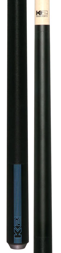 K2 Black/Blue Sport Pool Cue with 12.50mm LD Shaft - Image 5