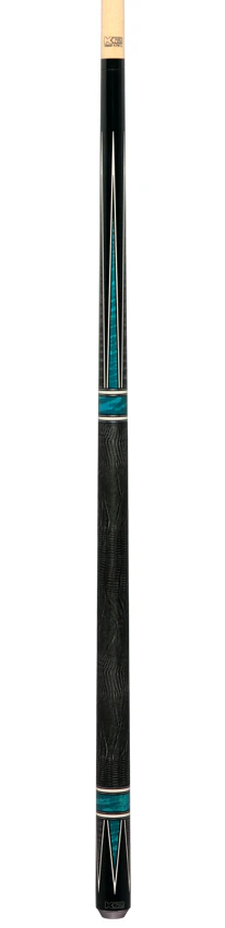 K2 Black/Grey/Teal 4 Point Graphic Pool Cue with 11.75mm LD Shaft - KL190TL - Image 6