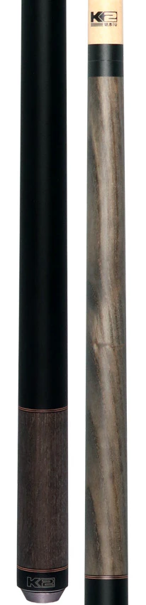 K2 Gray-Stained Ash No Wrap Pool Cue with 12.50mm K2 LD Shaft - Image 5