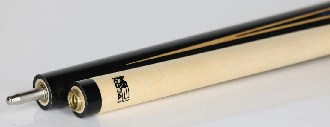 K2 6 Point Black with Turquoise Inlays Pool Cue with 12.5mm LD Shaft - KLSE11 - Image 4