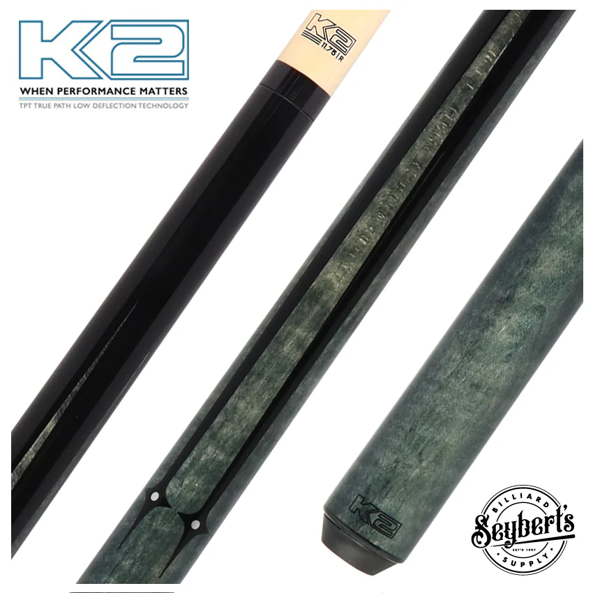 K2 Gray Sneaky Pete Radial Pool Cue with 11.75mm Shaft - KLSPGY
