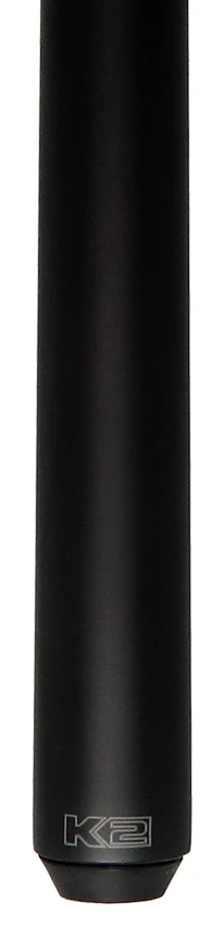 K2 Matte Gray-Stained Maple and Blue Points No Wrap Graphic Pool Cue with 12.50mm LD Shaft - KLLE1N - Image 4