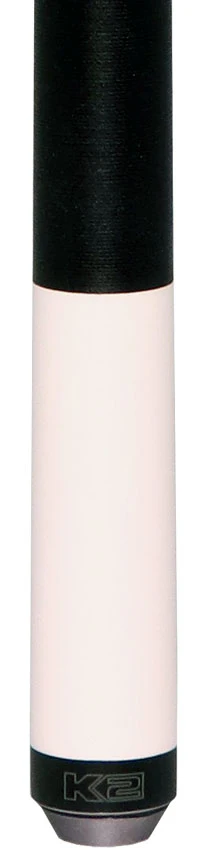 K2 Matte White Pool Cue with 12.50mm K2 LD Shaft - Image 2