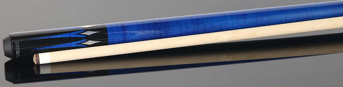 KODA Black with Blue Points Graphic No Wrap Play Cue - Image 3