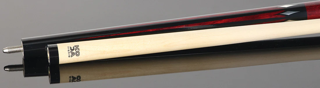 KODA Black with Red Points Graphic No Wrap Play Cue - Image 4