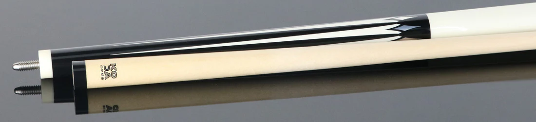 KODA Black with White Point Graphic Pool Cue - KD46 - Image 3