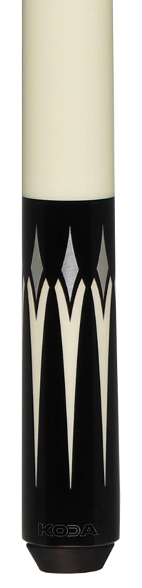KODA Black with White Point Graphic Pool Cue - KD46 - Image 4