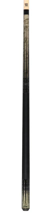 KODA Gray-Stained Maple with Black and Abalone Points Graphic Pool Cue - KD54 - Image 6