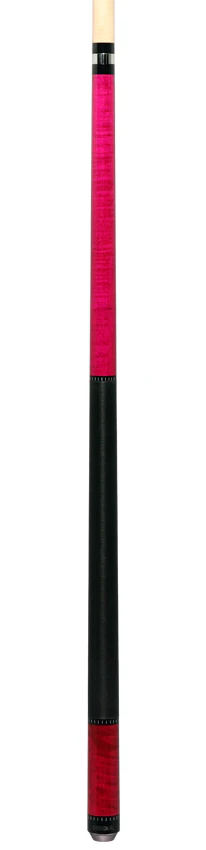 KODA Hot Pink-Stained Maple Pool Cue with Linen Wrap - Image 6