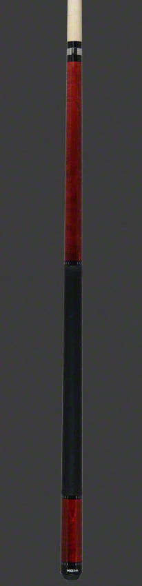 KODA Crimson-Stained Maple Pool Cue with Linen Wrap - Image 4