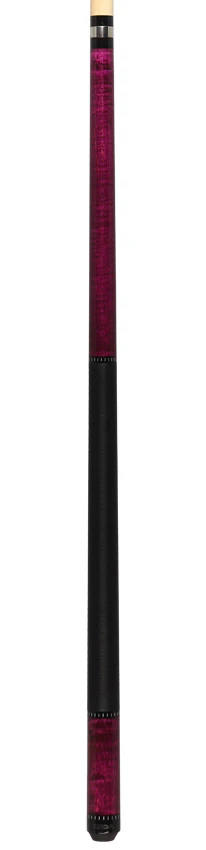 KODA Purple-Stained Maple Pool Cue with Linen Wrap - Image 6