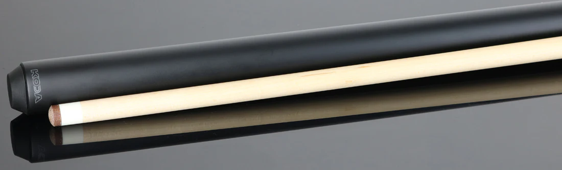 KODA Matte Black with Natural and Silver Graphic Pool Cue - KD47NA - Image 2