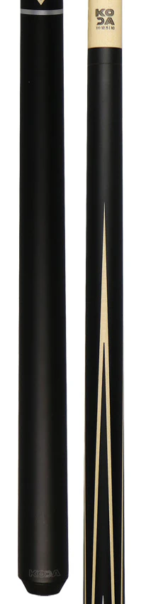 KODA Matte Black with Natural and Silver Graphic Pool Cue - KD47NA - Image 5