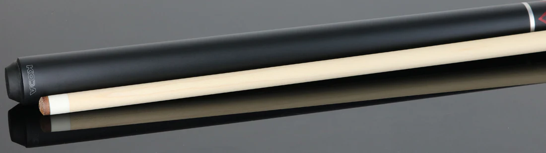 KODA Matte Black with Red and Silver Graphic Pool Cue Pool Cue - KD47RD - Image 2