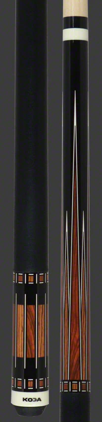 KODA Black with Bocote and Cocobolo Graphic Pool Cue - KD50 - Image 3