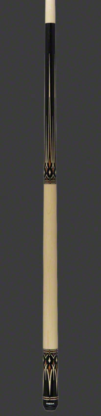 KODA Black with Cocobolo and Maple Graphic Pool Cue - KD53 - Image 4