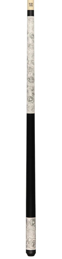 KODA White Rose Graphic Pool Cue - KDV30WH - Image 6