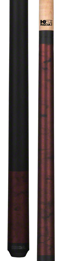 K2 KL103 Burgundy Smoke Matte Graphic Pool Cue with K2 LD 12.5mm Shaft - KL103 - Image 2