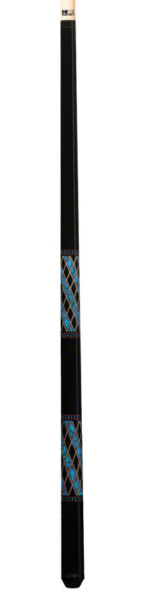 K2 KL115 Onyx and Blue Recon Graphic Pool Cue with 12.50mm K2 LD Shaft - KL115 - Image 4