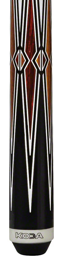 K2 KL131 Cocobolo and Bocote Graphic Pool Cue with 12.50mm K2 LD Shaft - KL131 - Image 2