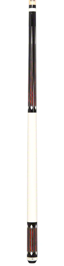 K2 KL161 6 Point Cocobolo Black And White Graphic Pool Cue with 11.75mm LD Shaft - KL161 - Image 3