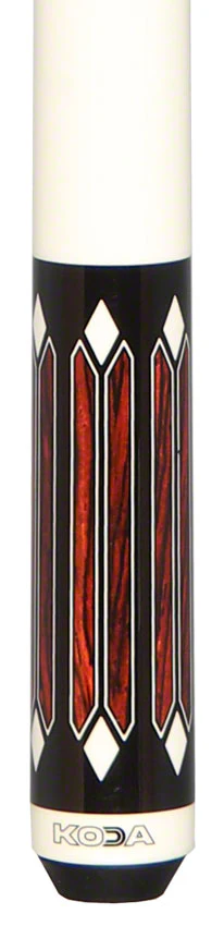 K2 KL161 6 Point Cocobolo Black And White Graphic Pool Cue with 11.75mm LD Shaft - KL161 - Image 6