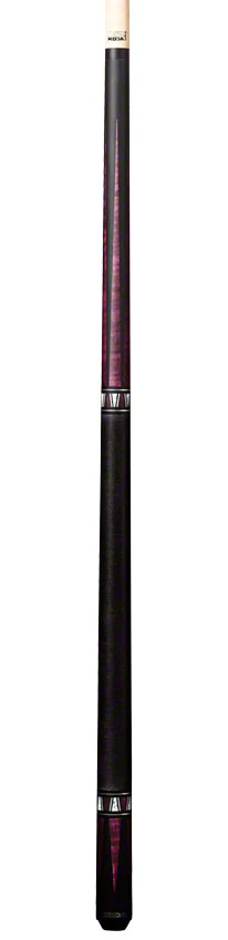 K2 KL170 4 Point Matte Black And Purple Graphic Pool Cue with 11.75mm LD Shaft - KL170 - Image 4