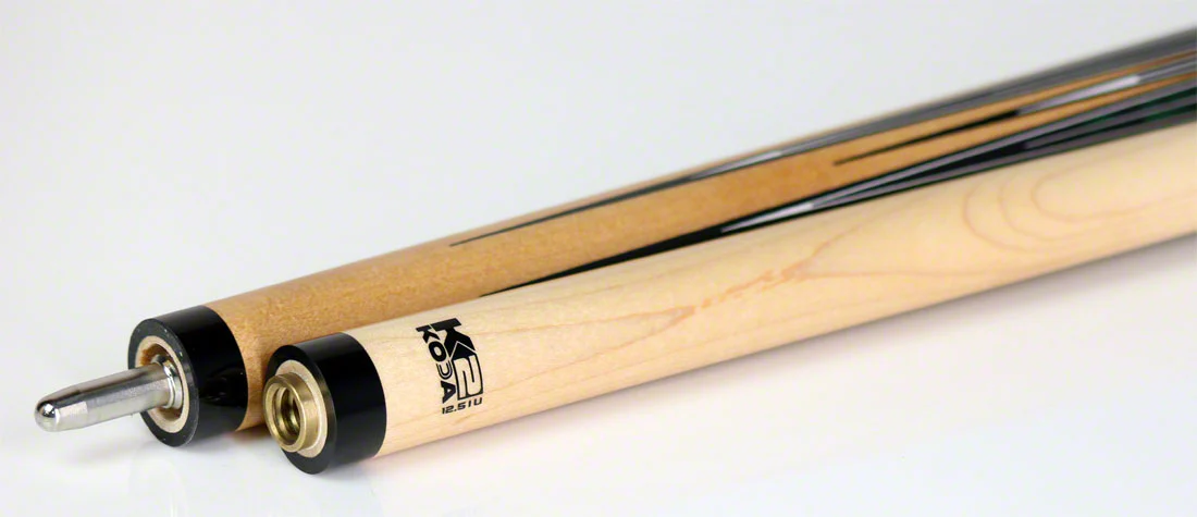 K2 KL180 8 Point Natural/Green/Black Graphic Pool Cue with 12.50mm LD Shaft - KL180 - Image 3