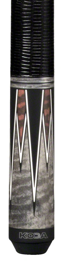 K2 KL182 8 Point Matte Grey Snake Graphic Pool Cue with 11.75mm LD Shaft - KL182 - Image 2