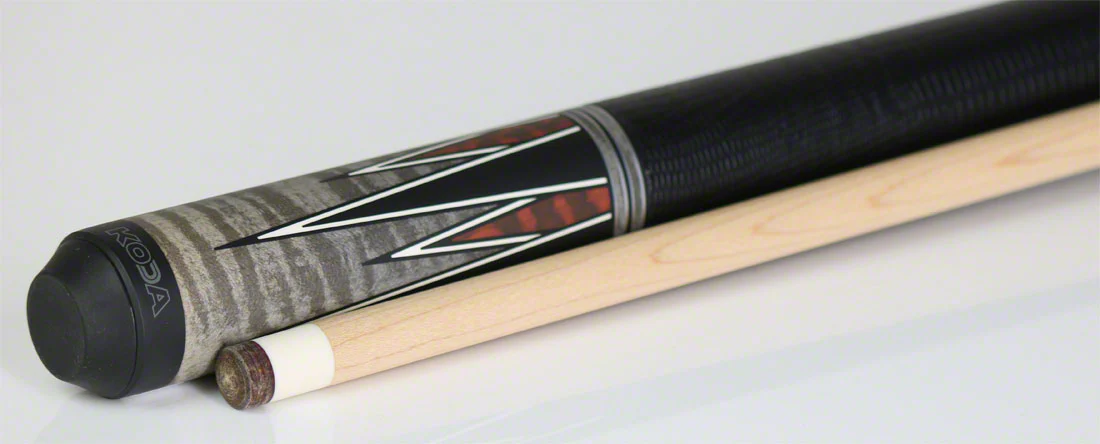 K2 KL182 8 Point Matte Grey Snake Graphic Pool Cue with 11.75mm LD Shaft - KL182 - Image 5