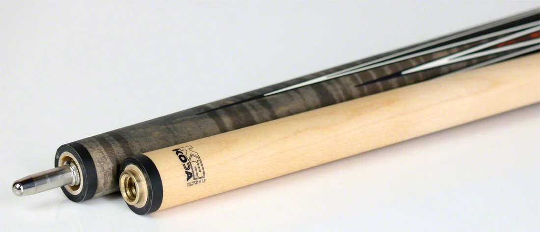 K2 KL182 8 Point Matte Grey Snake Graphic Pool Cue with 11.75mm LD Shaft - KL182 - Image 6