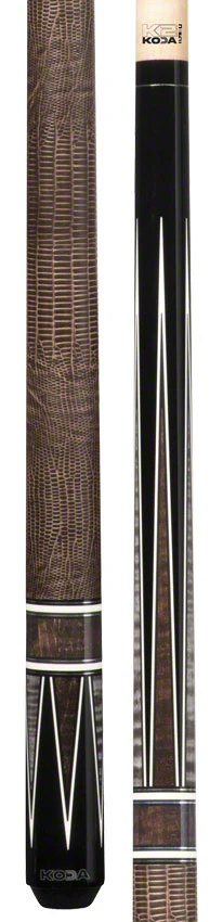 K2 Black/Grey/Brown 4 Point Graphic Pool Cue with 11.75mm LD Shaft - KL190 - Image 3