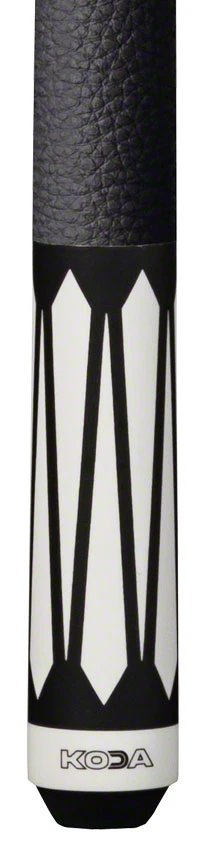 K2 KL191 6 Point Black and White Graphic Pool Cue with 11.75mm LD Shaft - KL191 - Image 2