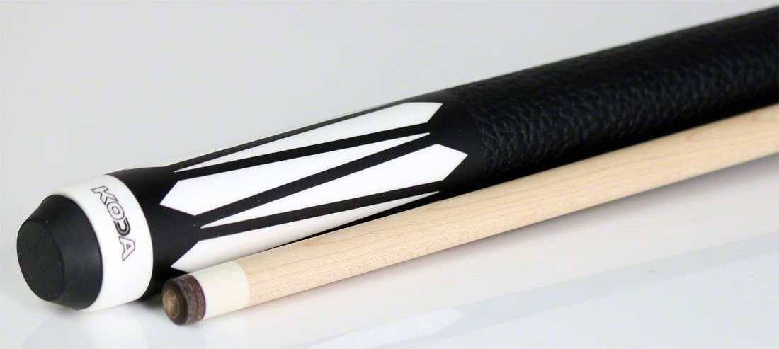 K2 KL191 6 Point Black and White Graphic Pool Cue with 11.75mm LD Shaft - KL191 - Image 5