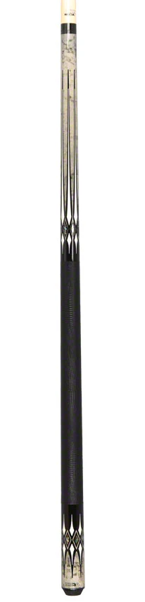 K2 KL192 Grey, Black, and Abalone Graphic Pool Cue with 11.75mm LD Shaft - KL192 - Image 3