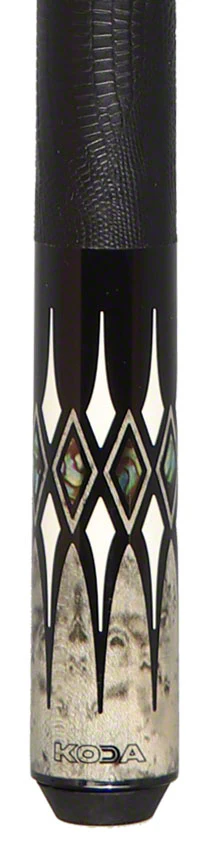 K2 KL192 Grey, Black, and Abalone Graphic Pool Cue with 11.75mm LD Shaft - KL192 - Image 6