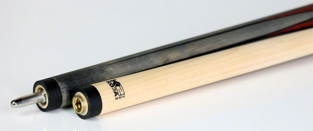 K2 KL193 Grey, Black, and Cocobolo Graphic Pool Cue with 12.50mm LD Shaft - KL193 - Image 5